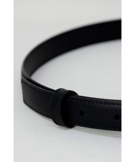 PINKO Black Leather Belt