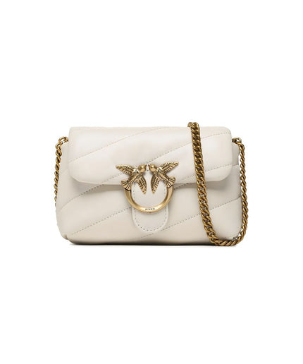 PINKO White Leather Handbag