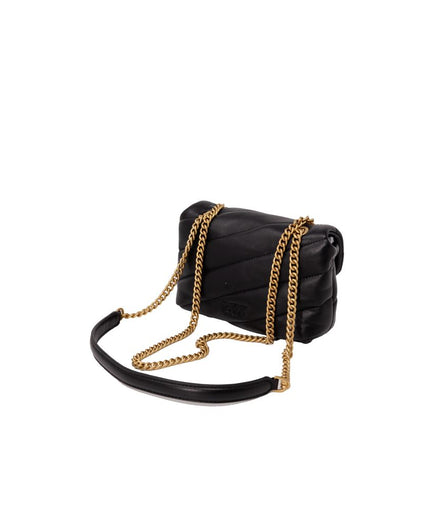 PINKO Black Leather Handbag