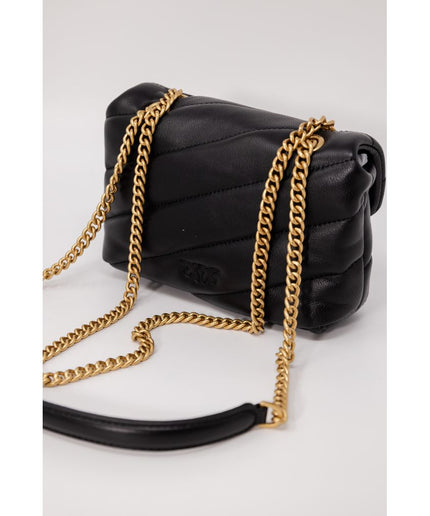 PINKO Black Leather Handbag