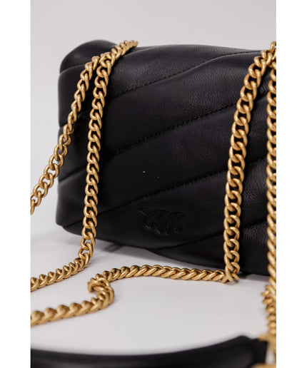 PINKO Black Leather Handbag