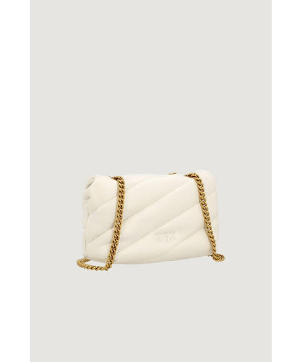 PINKO White Leather Handbag