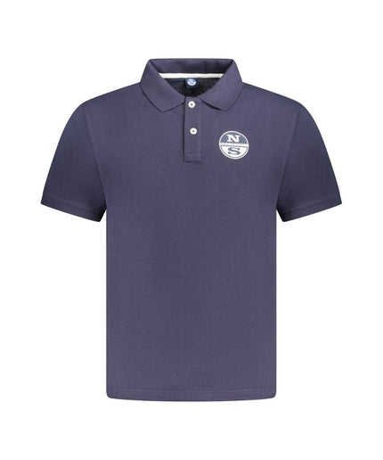 North Sails Blue Cotton Polo Shirt