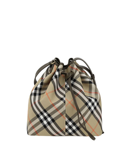 Burberry Archivio Check Bucket Bag