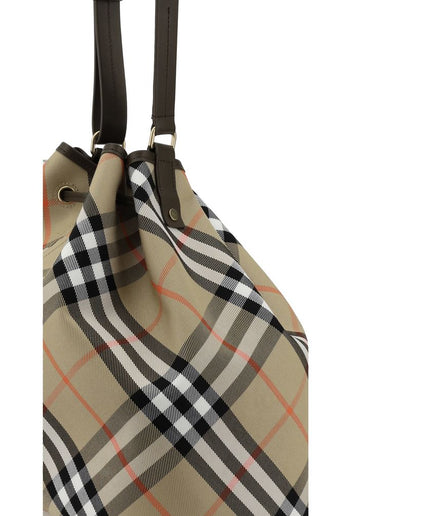 Burberry Archivio Check Bucket Bag