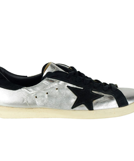 Golden Goose Gray Leather Di Calfskin Sneaker