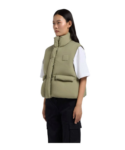 Moose Knuckles Green Nylon Vest