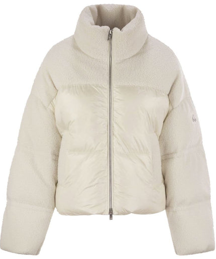 Moose Knuckles White Nylon Jackets & Coat