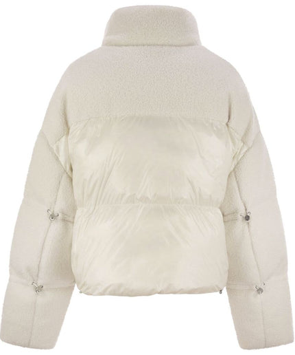 Moose Knuckles White Nylon Jackets & Coat