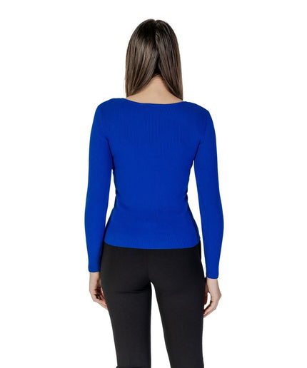 Morgan De Toi Blue Polyamide Tops & T-Shirt