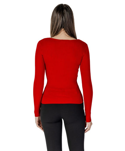 Morgan De Toi Red Polyamide Tops & T-Shirt