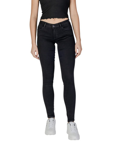 Guess Black Cotton Jeans & Pant