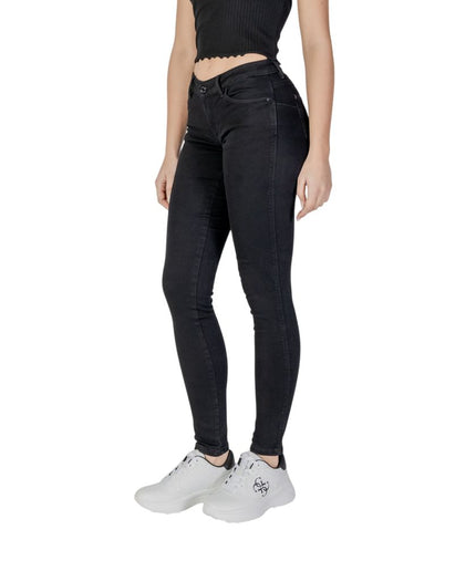 Guess Black Cotton Jeans & Pant