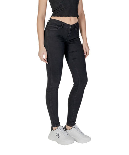 Guess Black Cotton Jeans & Pant