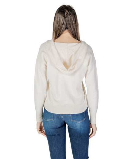 Morgan De Toi Cream Viscose Tops & T-Shirt