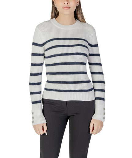 Morgan De Toi White Cotton Sweater