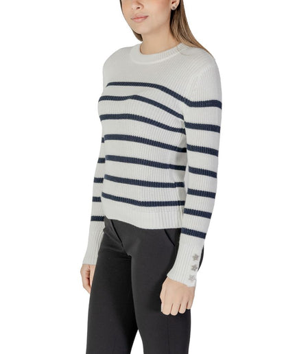 Morgan De Toi White Cotton Sweater