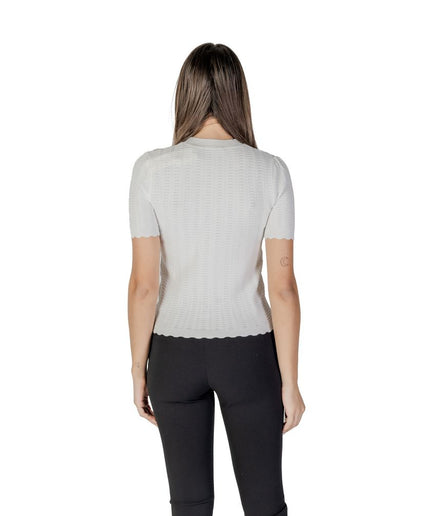 Morgan De Toi White Recycled Polyester Tops & T-Shirt