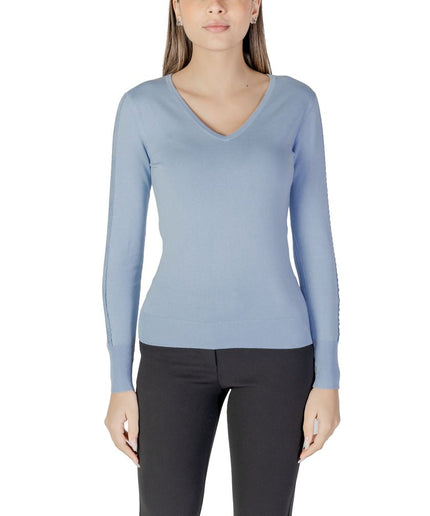 Morgan De Toi Blue Viscose Tops & T-Shirt