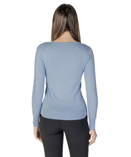 Morgan De Toi Blue Viscose Tops & T-Shirt