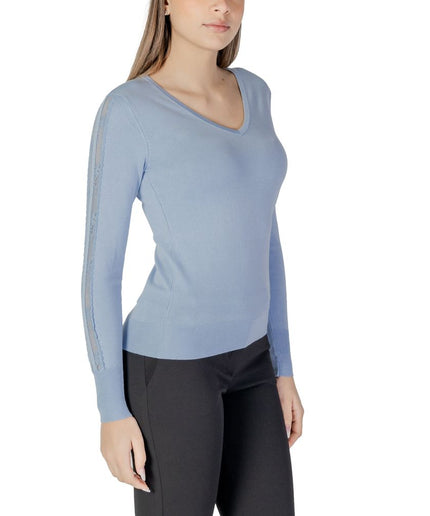 Morgan De Toi Blue Viscose Tops & T-Shirt