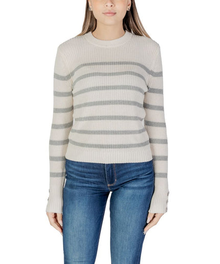 Morgan De Toi Cream Cotton Sweater