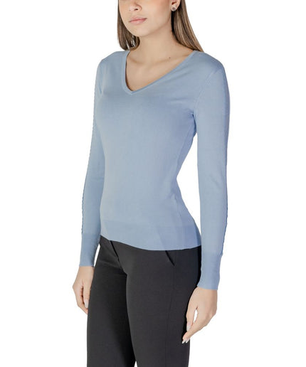 Morgan De Toi Blue Viscose Tops & T-Shirt