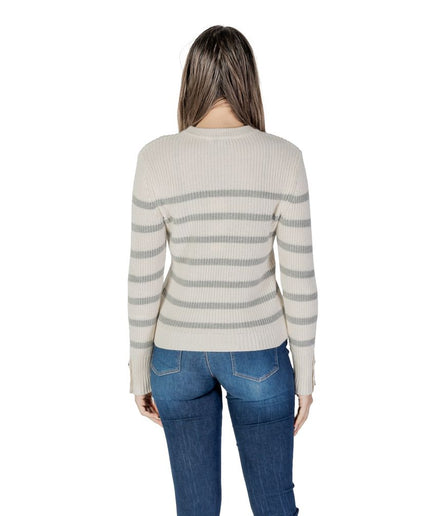 Morgan De Toi Cream Cotton Sweater