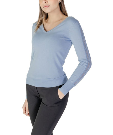 Morgan De Toi Blue Viscose Tops & T-Shirt