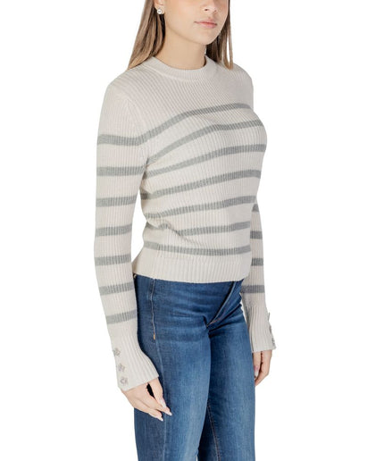 Morgan De Toi Cream Cotton Sweater