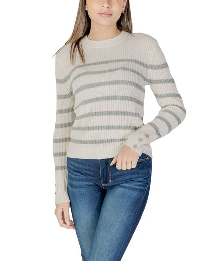 Morgan De Toi Cream Cotton Sweater