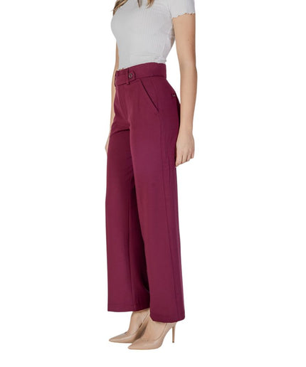 Street One Purple Viscose Jeans & Pant