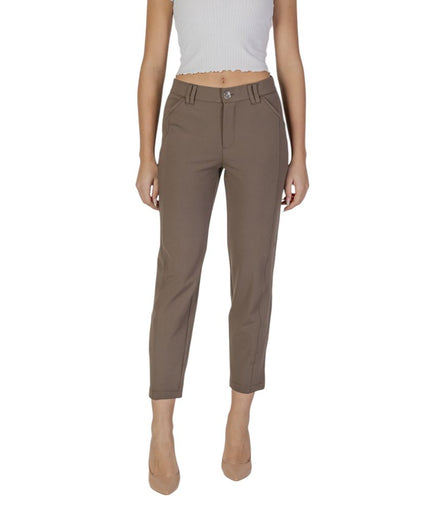 Street One Brown Polyester Jeans & Pant