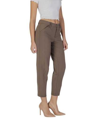 Street One Brown Polyester Jeans & Pant