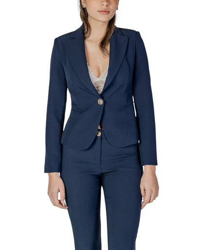 Rinascimento Blue Polyester Suits & Blazer