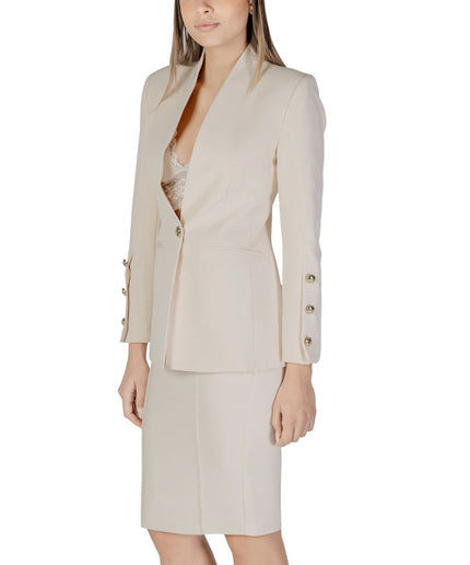 Rinascimento Beige Polyester Suits & Blazer