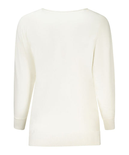 Guess Jeans White Viscose Sweater