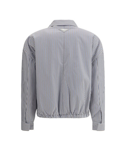 Prada Striped Zip Jacket